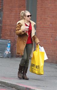 AnnaSophia Robb out shopping in New York City 12/21/12 