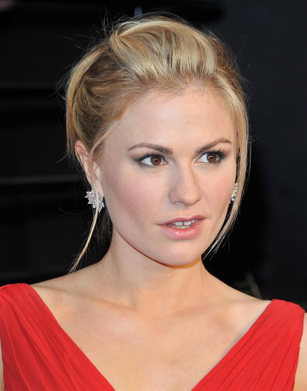 Anna Paquin attending the Vanity Fair Oscar Party in West Hollywood on February 27, 2011