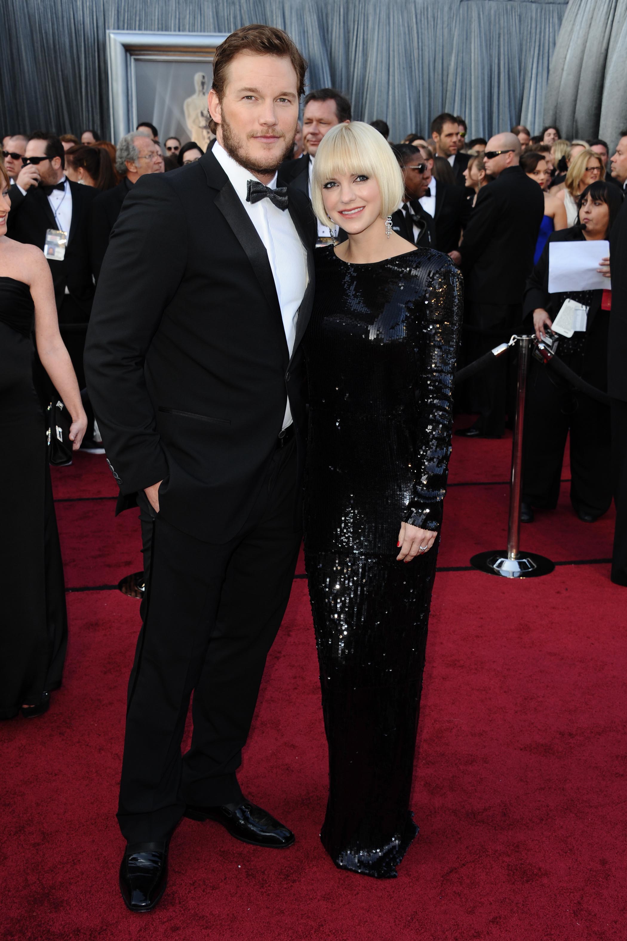 Anna Faris attends the 84th Annual Academy Awards on February 26, 2012