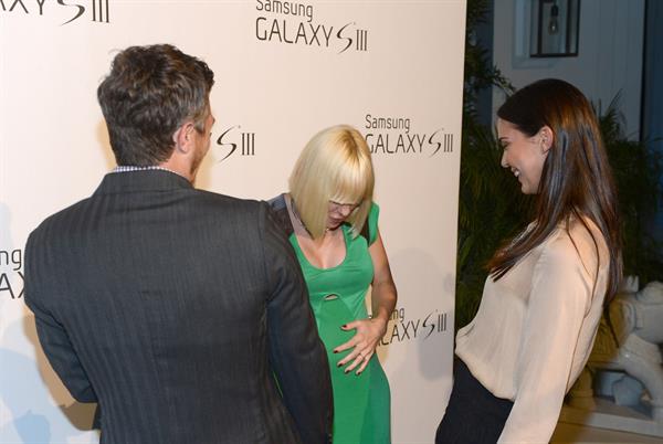 Anna Faris attends the Samsung Galaxy S III launch event in Los Angeles on June 21, 2012