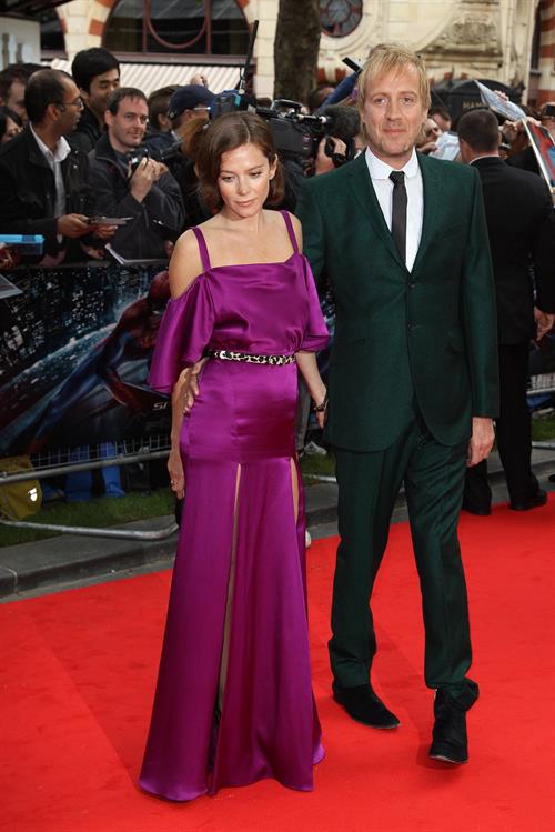 Anna Friel premiere of the Amazing Spider Man at Odeon Leicester Square on June 18, 2012