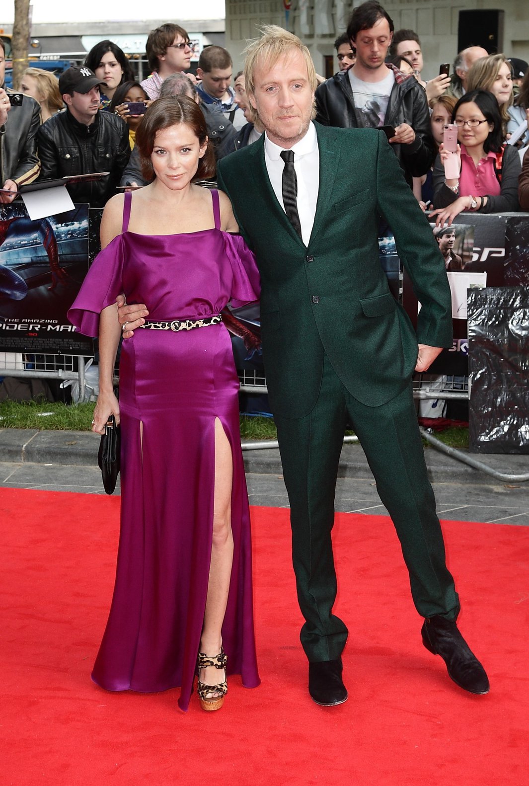 Anna Friel premiere of the Amazing Spider Man at Odeon Leicester Square on June 18, 2012
