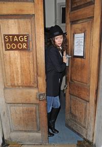 Anna Friel Leaving Vaudeville Theatre,London - October 27, 2012