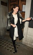 Anna Friel Leaving the Vaudeville Theatre - November 1, 2012