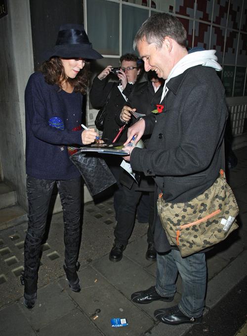 Anna Friel Vaudeville Theatre in London - November 6, 2012
