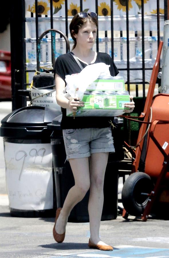 Anna Kendrick Rompage Hardware store in Los Angeles on 2/6/2012