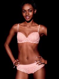 Zuri Tibby in lingerie