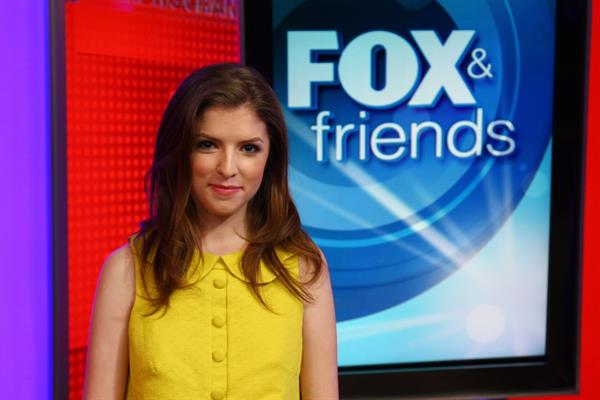 Anna Kendrick visiting Fox and Friends in New York City on September 26, 2011
