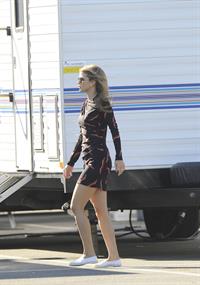 AnnaLynne McCord on the Set of 90210 11/6/12