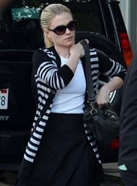 Anna Paquin at John Frieda Salon in Los Angeles on January 18, 2012