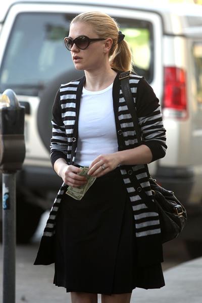 Anna Paquin at John Frieda Salon in Los Angeles on January 18, 2012