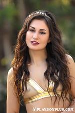 Playboy Cybergirl Demi Fray Nude outside