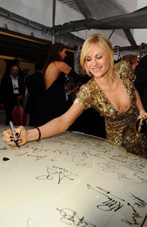 Anna Paquin 67th annual Golden Globe Awards arrivals in Beverly Hills 