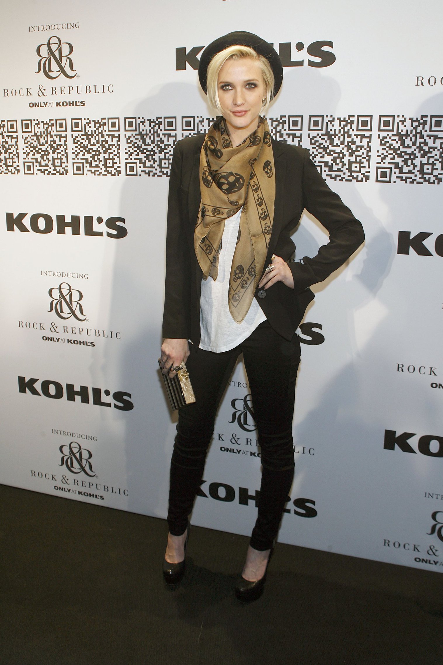 Ashlee Simpson at the Rock Republic for Kohl's fashion show on February 10, 2012