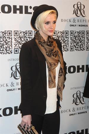 Ashlee Simpson at the Rock Republic for Kohl's fashion show on February 10, 2012