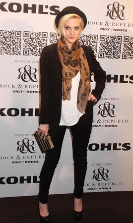 Ashlee Simpson at the Rock Republic for Kohl's fashion show on February 10, 2012