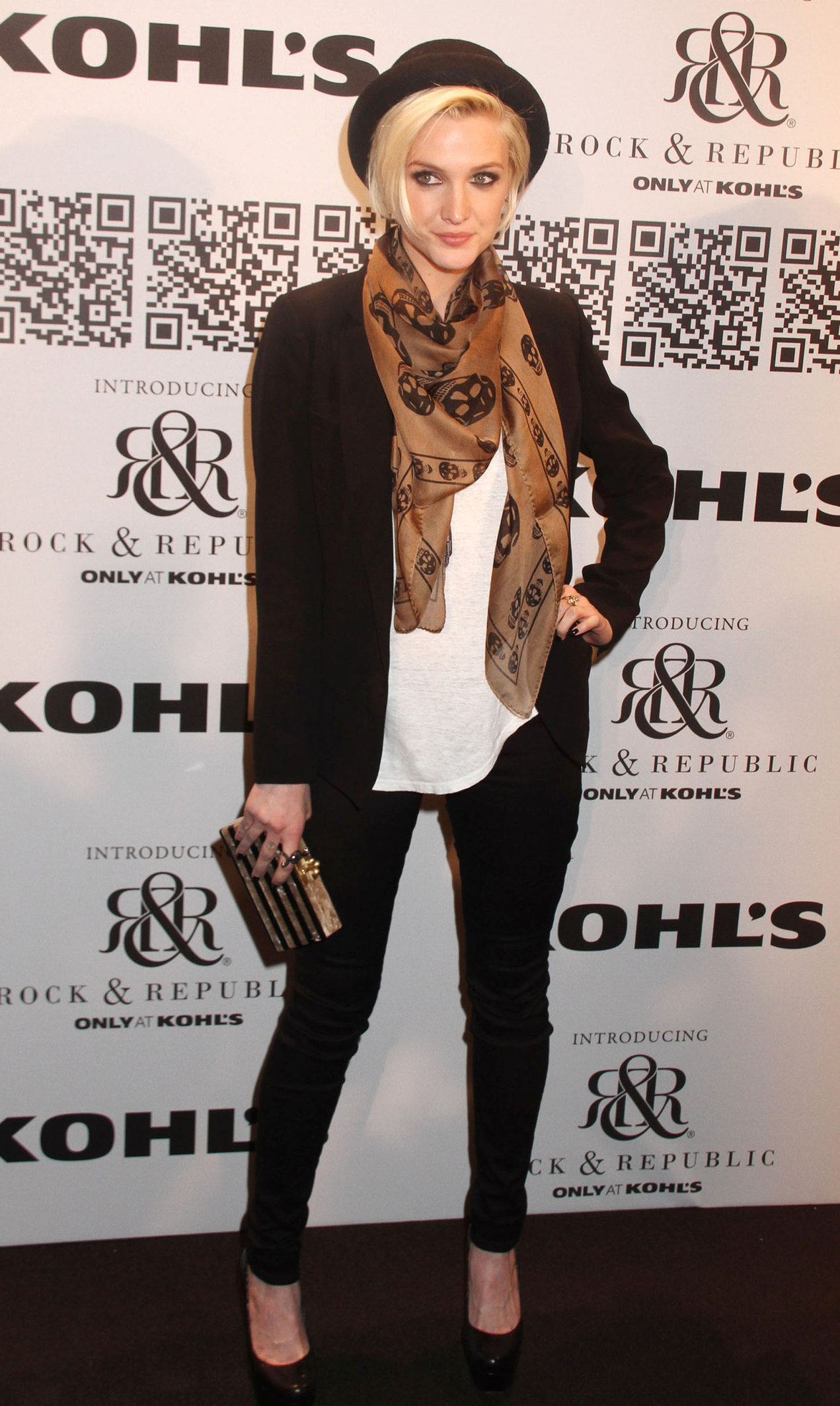 Ashlee Simpson at the Rock Republic for Kohl's fashion show on February 10, 2012