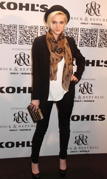 Ashlee Simpson at the Rock Republic for Kohl's fashion show on February 10, 2012
