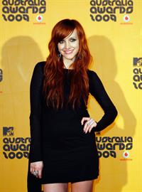 Ashlee Simpson Vodafone MTV Australia awards 2009 at the Sydney Convention and Exhibition Centre, Darling Harbour 