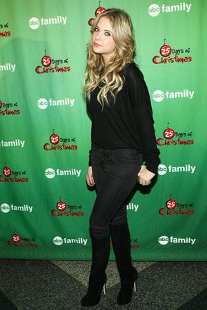 Ashley Benson 25 Days of Christmas Winter Wonderland Event on December 5, 2010
