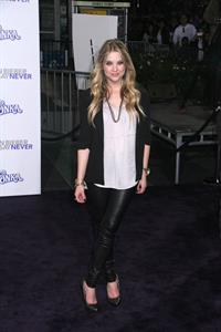 Ashley Benson Justin Bieber Never Say Never Los Angeles premiere on February 8, 2011