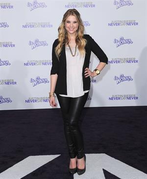 Ashley Benson Justin Bieber Never Say Never Los Angeles premiere on February 8, 2011