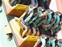 Ashley Benson and Vanessa Hudgens at Busch Gardens in Tampa Bay on March 3, 2012