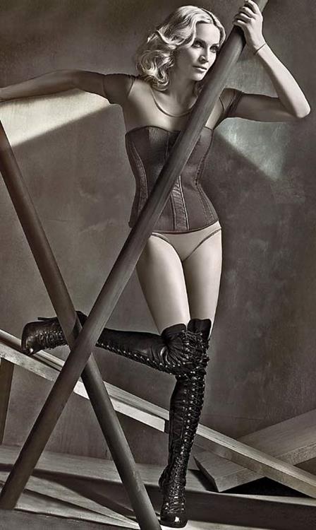 Madonna in lingerie