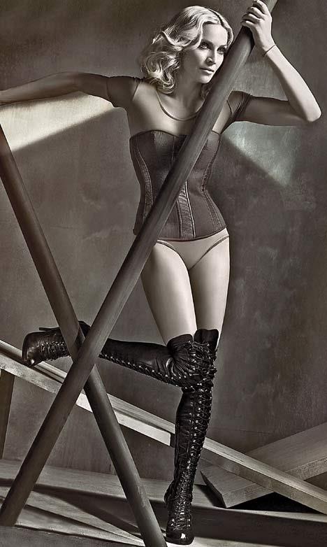 Madonna in lingerie