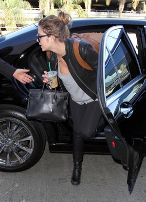 Ashley Benson – LAX airport arrival in LA 11/14/13  