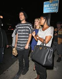 Ashley Benson Boa Restaurant in Beverly Hills on August 10, 2011