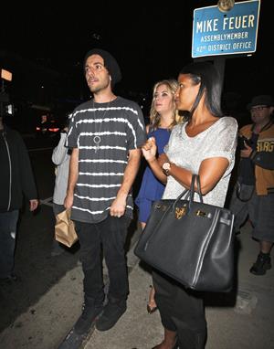 Ashley Benson Boa Restaurant in Beverly Hills on August 10, 2011
