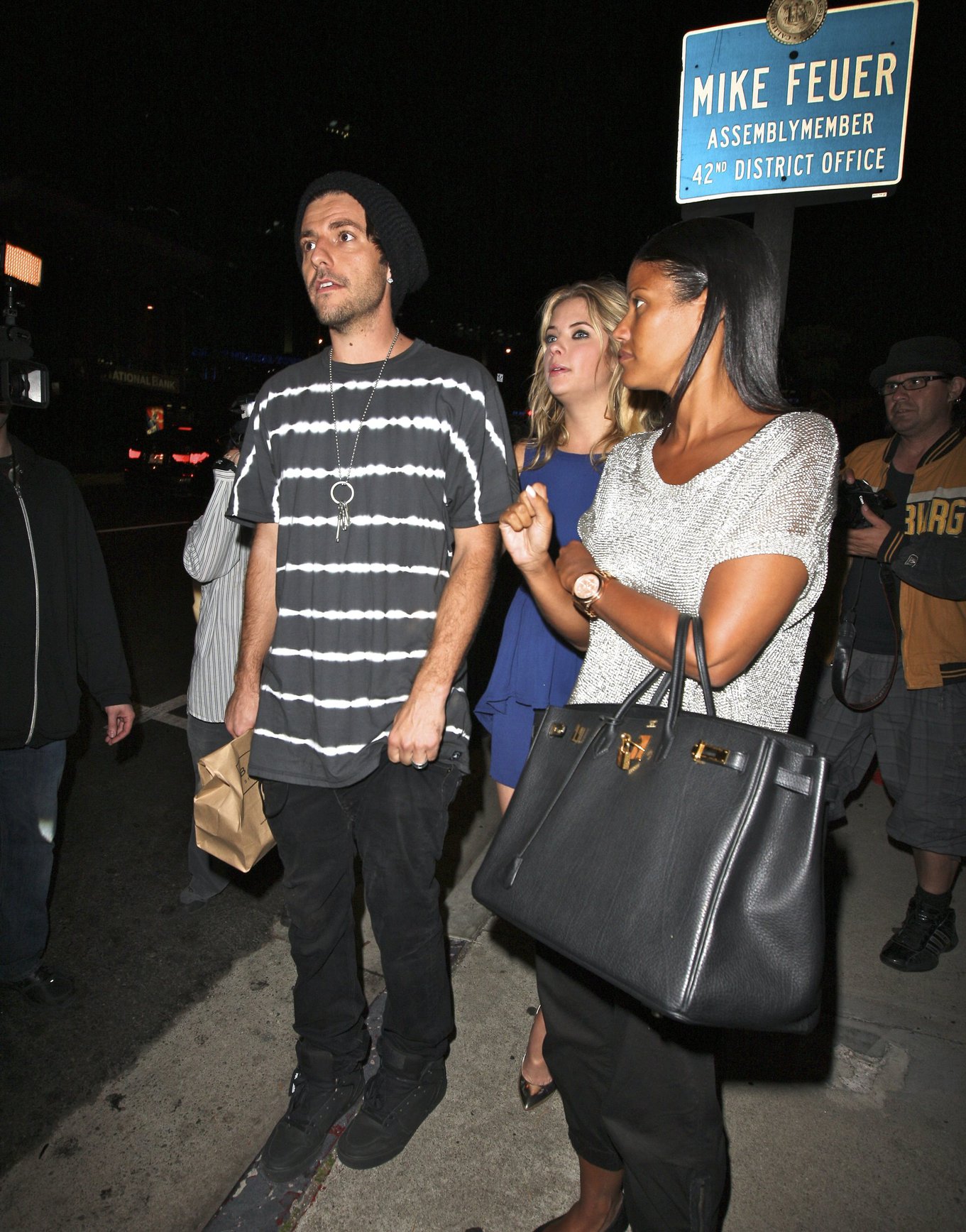 Ashley Benson Boa Restaurant in Beverly Hills on August 10, 2011