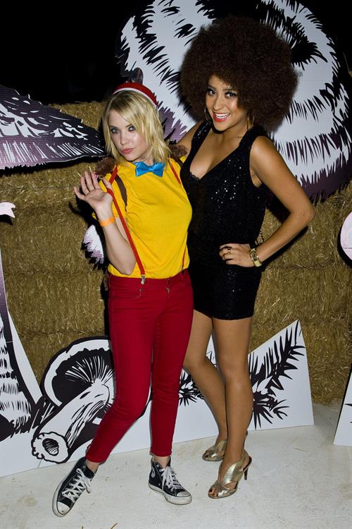 Ashley Benson 2012 Just Jared Halloween party in Hollywood 10/27/12