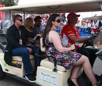 Ashley Roberts at Australian F1 Grand Prix on March 28, 2010 