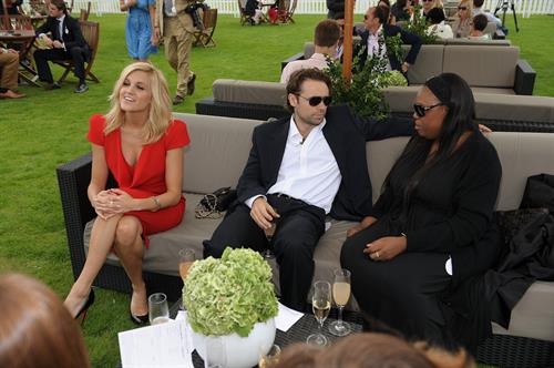 Ashley Roberts at Cartier tent during the Cartier Internaional Polo Day at Guards Polo Club in Egham England 