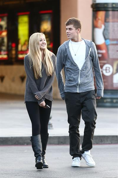 Ava Sambora leaving theater in Calabasas 10/31/12 