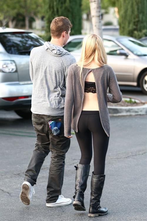 Ava Sambora leaving theater in Calabasas 10/31/12 