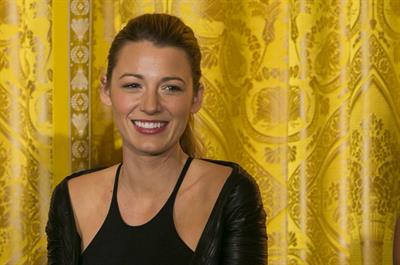 Blake Lively Michelle Obama Hosts Workshop On Careers In Film -- Washington D.C., Nov. 8, 2013 