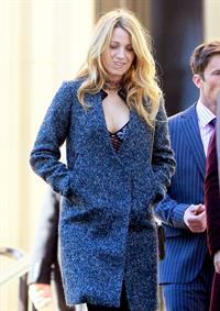 Blake Lively The Set of Gossip Girl in New York - October 11, 2012 