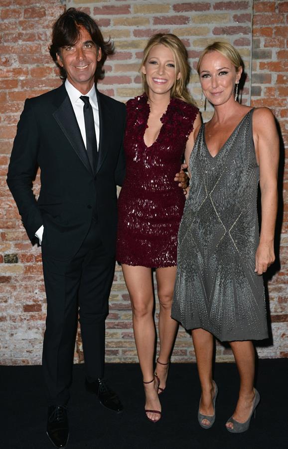 Blake Lively at Gucci Premiere Fragrance Launch in Venice, Italy September 1, 2012