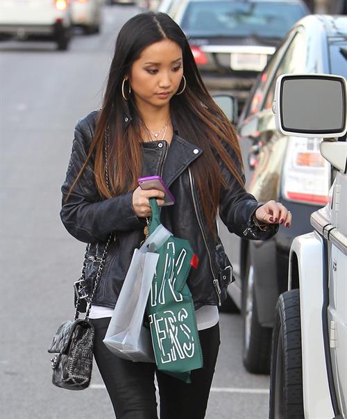 Brenda Song in LA 1/5/13  