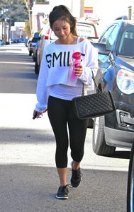 Brenda Song leaving the gym in Studio City 1/19/13 