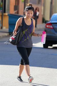 Brenda Song leaving gym in Studio City 11/6/12