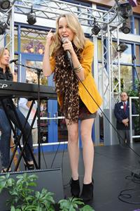 Bridgit Mendler performing at Studio Disney 365 10/23/12 