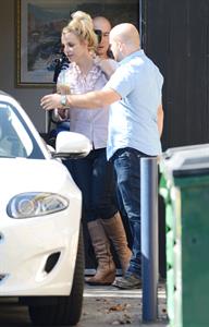 Britney Spears leaving dance studio in Sherman Oaks, on October 24, 2013