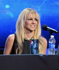 Britney Spears attends 'The Factor' Season Finale Press Conference at CBS Studios in L.A. - Dec. 17,2012 