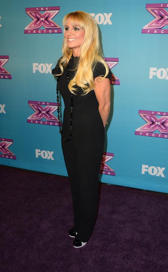 Britney Spears FOX's The Factor Season Finale Night 1 in LA 12/19/12 