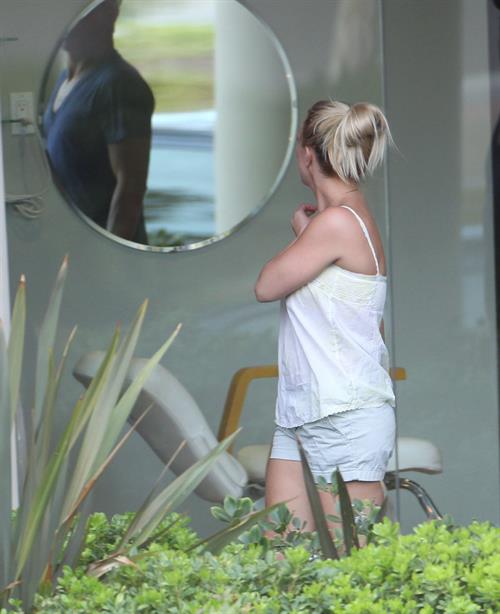 Britney Spears visits a Halloween store in Calabasas 10/7/12 