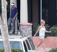 Britney Spears visits a Halloween store in Calabasas 10/7/12 